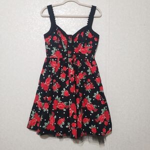 Hot Topic Black and Red Casual Dress..SIZE:XL